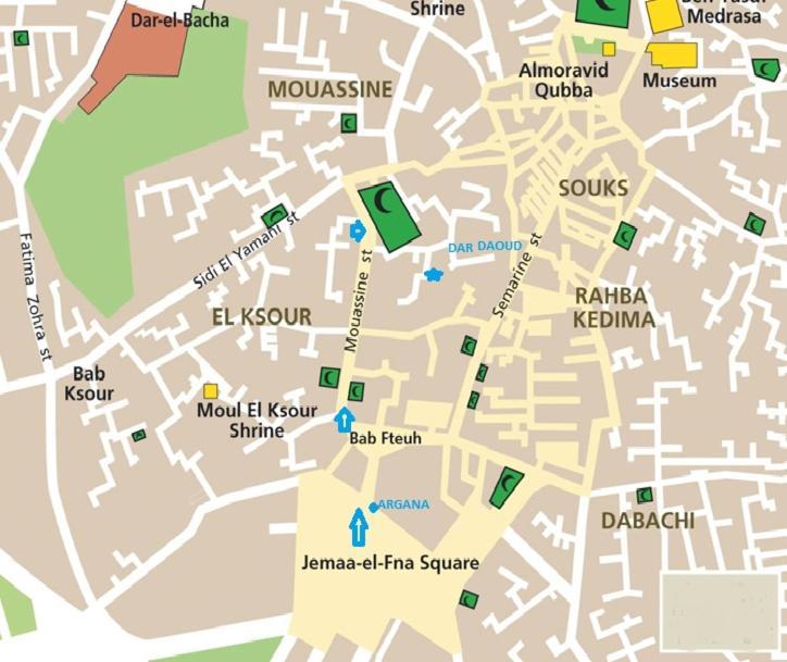 Dar Daoud Hotell Marrakesh Exteriör bild